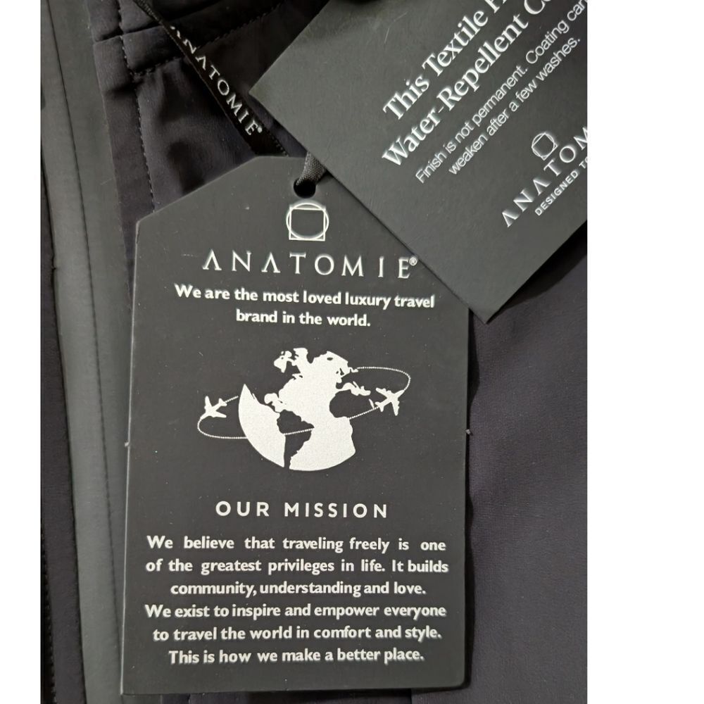 ANATOMIE Jack Black Water-Repellent Lightweight Travel Jacket Coat Men's XL NWT - Picture 13 of 14